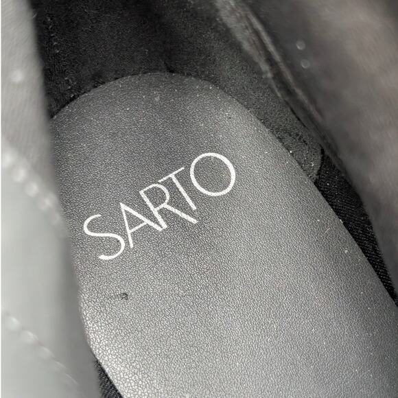 SARTO by Franco Sarto Blake Pointed Toe Bootie Women's Black Size US8.5M EU39 - Picture 9 of 14